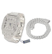 Bling Rapper Necklace, Watch+Bracelet Jewelry