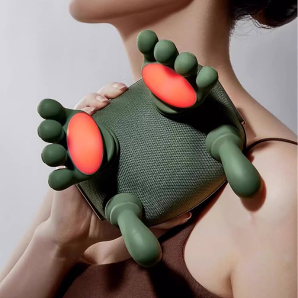 Portable, Bionic Heated Neck and Back Massager