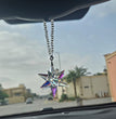 Crystal Star Car Hanging Ornament – Rainbow Light Suncatcher