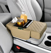 CAR ARM REST ORGANIZER WITH CUP HOLDER, MOBILE HOLDER AND TISSUE HOLDER
