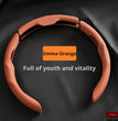 PREMIUM SPORTY UNIVERSAL STEERING WHEEL COVER (ANTI SLIP - NEPPA LEATHER)