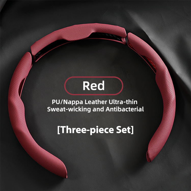 PREMIUM SPORTY UNIVERSAL STEERING WHEEL COVER (ANTI SLIP - NEPPA LEATHER)